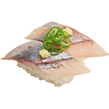 スシロー_天然真あじ（84kcal）