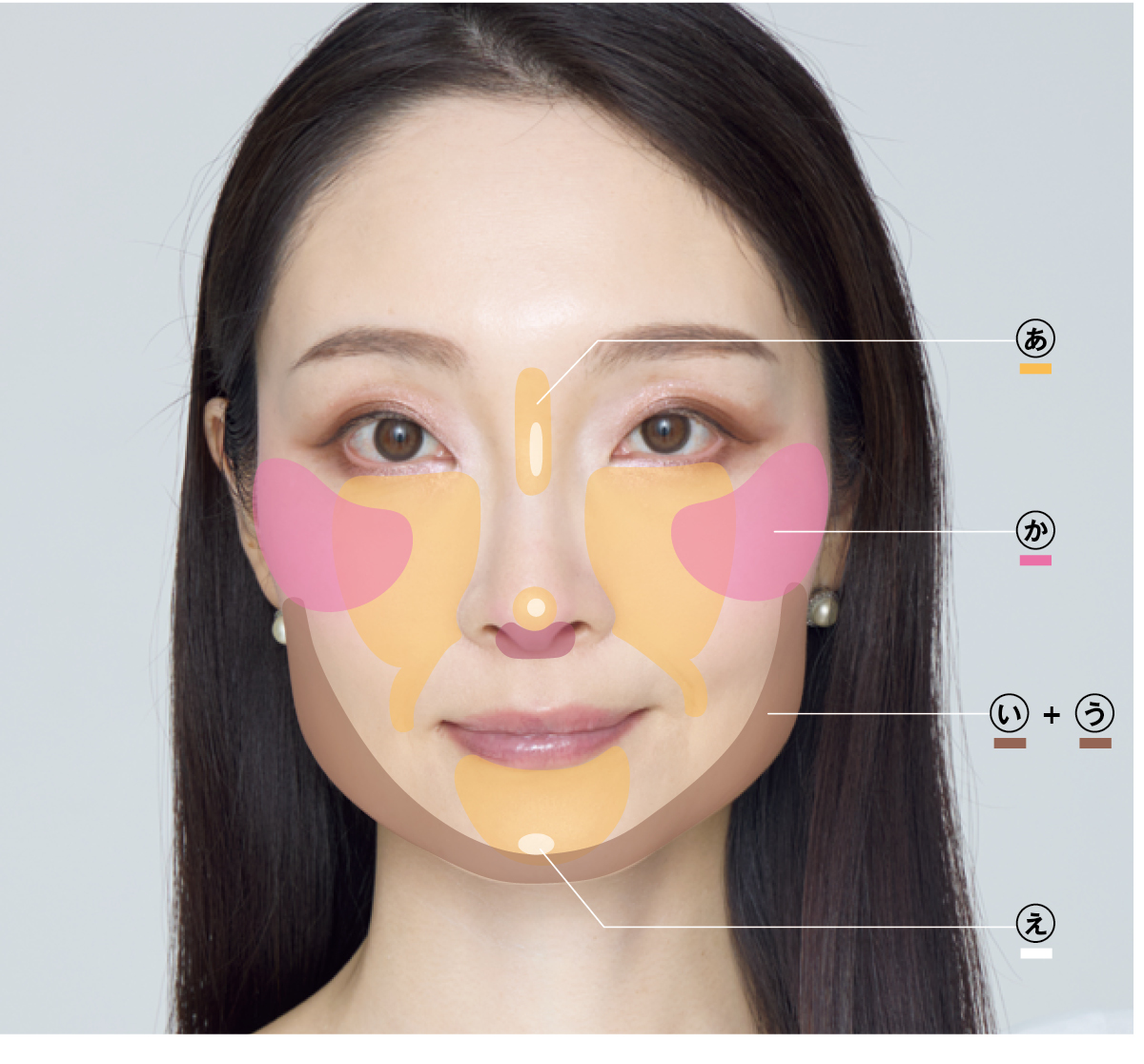 GYUTAE 小顔メイク エラ張り 骨格操作MAP