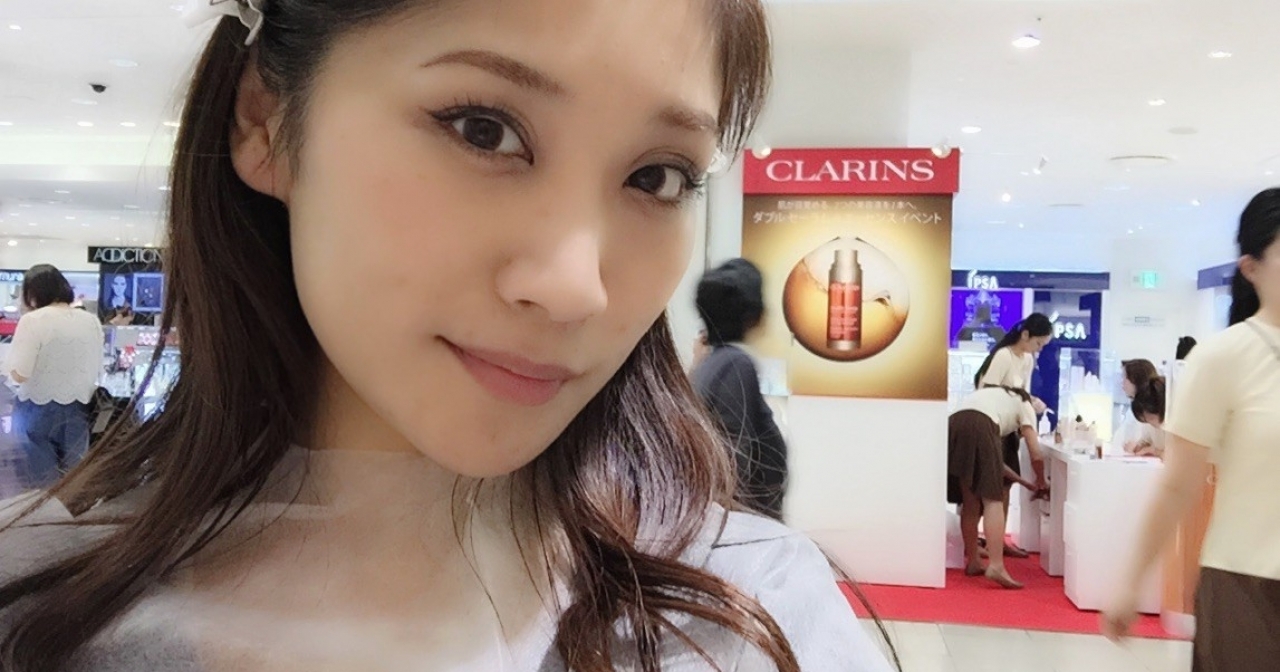 名古屋タカシマヤ クラランス ダブル セーラムイベント に行ってきました マキアオンライン Maquia Online