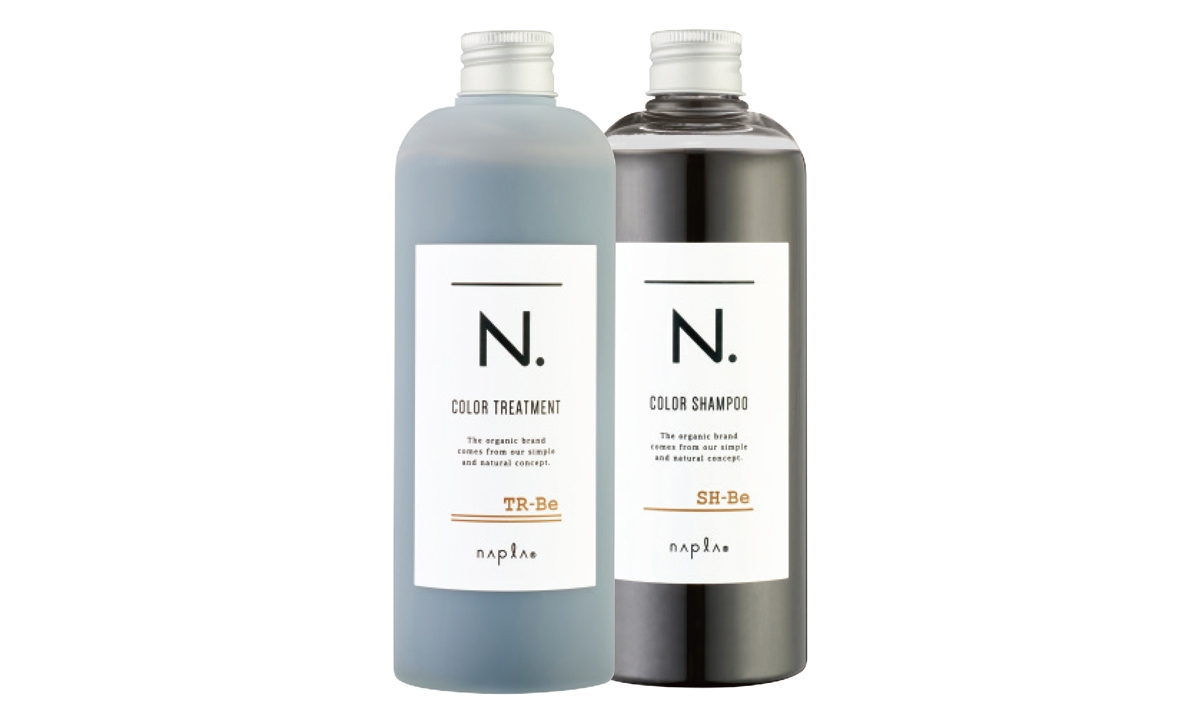N. カラーシャンプー Be 〈ベージュ〉 320ml ￥2640、同 カラートリートメント Be〈ベージュ〉 300g ￥2640 ／ナプラ
