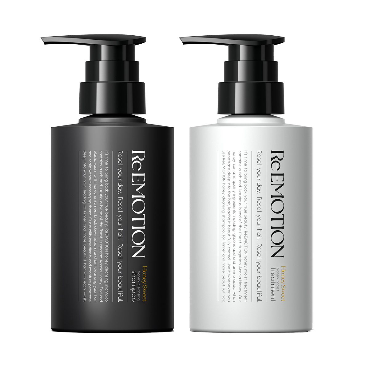 Re:EMOTION ハニースイートクレンジングシャンプー・モイストトリートメント