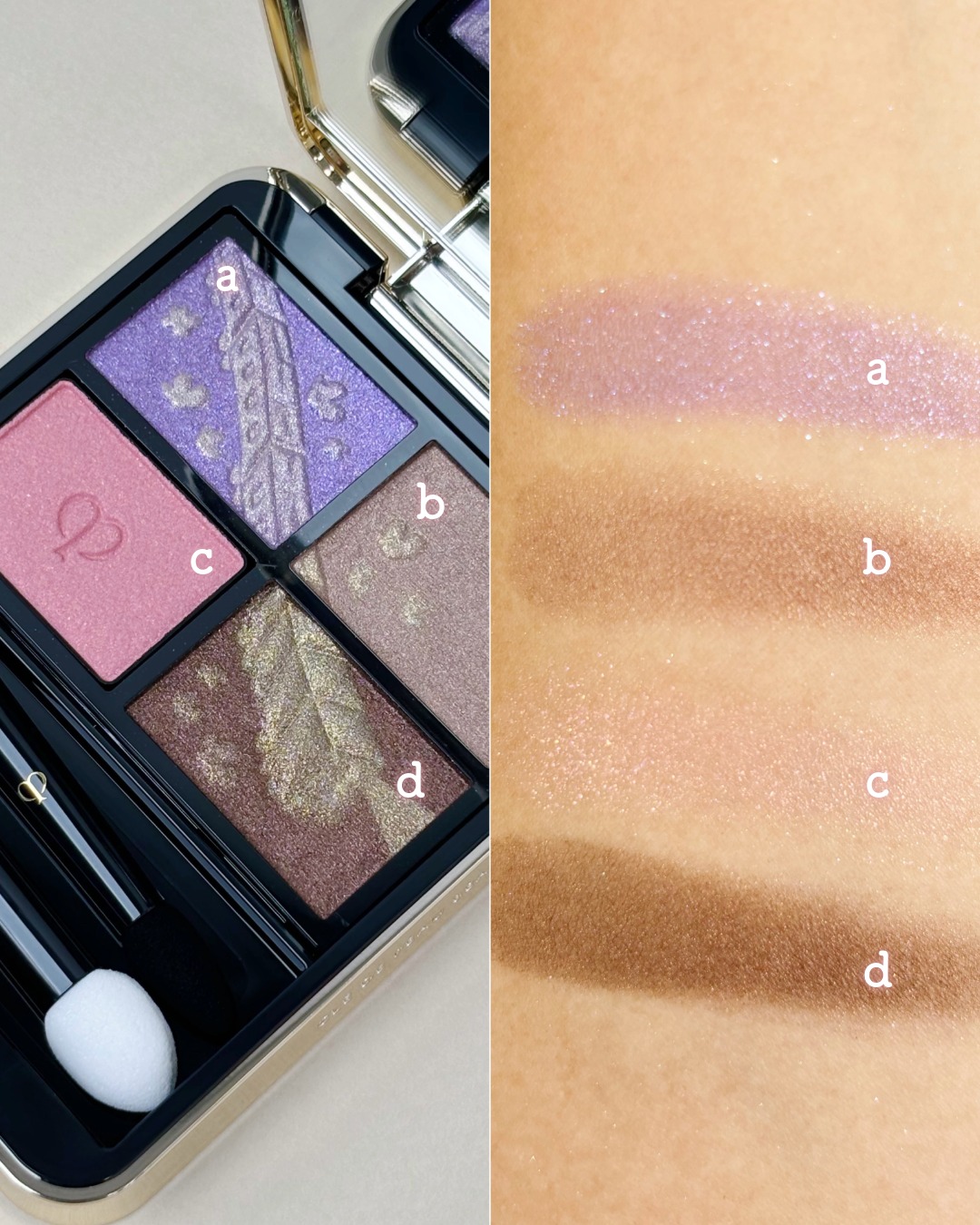 クレ・ド・ポー ボーテ オンブルクルールクアドリ 504のスウォッチ