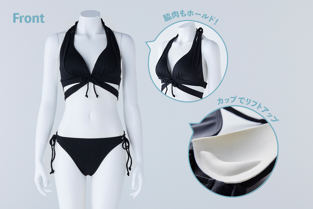 40代からの水着選び　大胸の悩みをカバーする水着➀