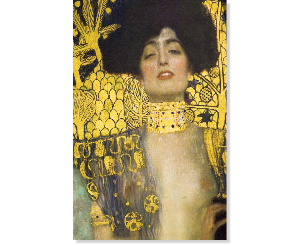 グスタフ・クリムト『ユディトⅠ』（部分）　（1901年）　©アフロ