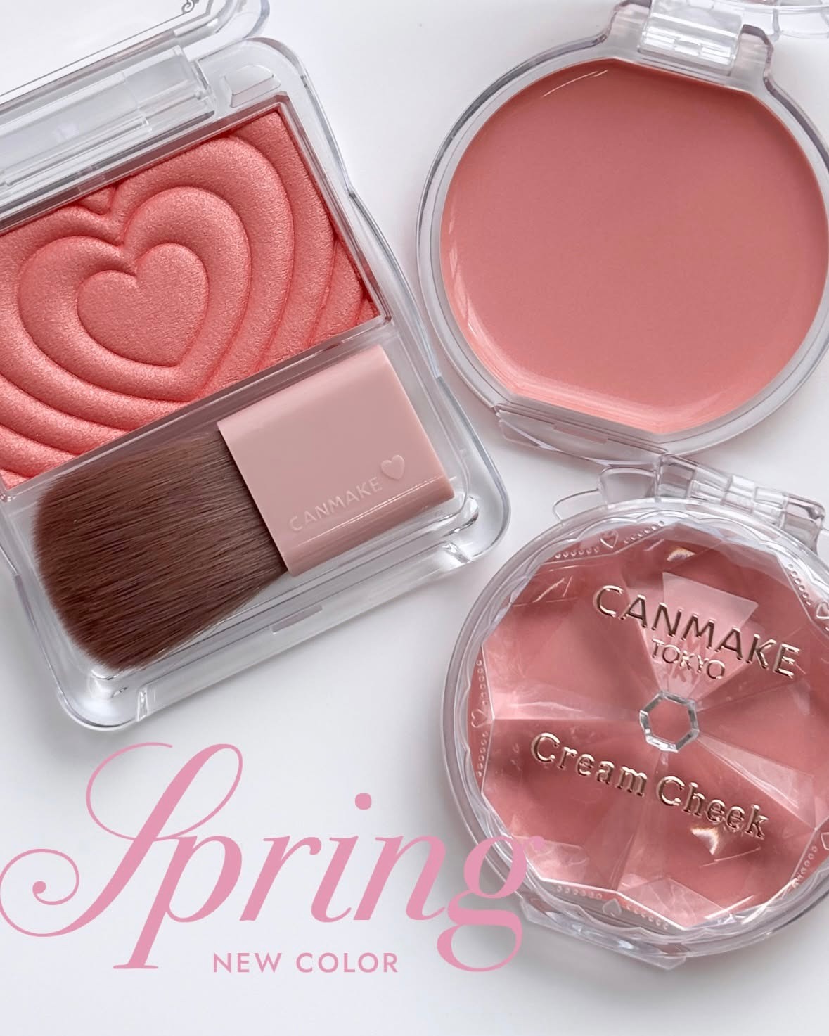 キャンメイク 春新色 チーク2種