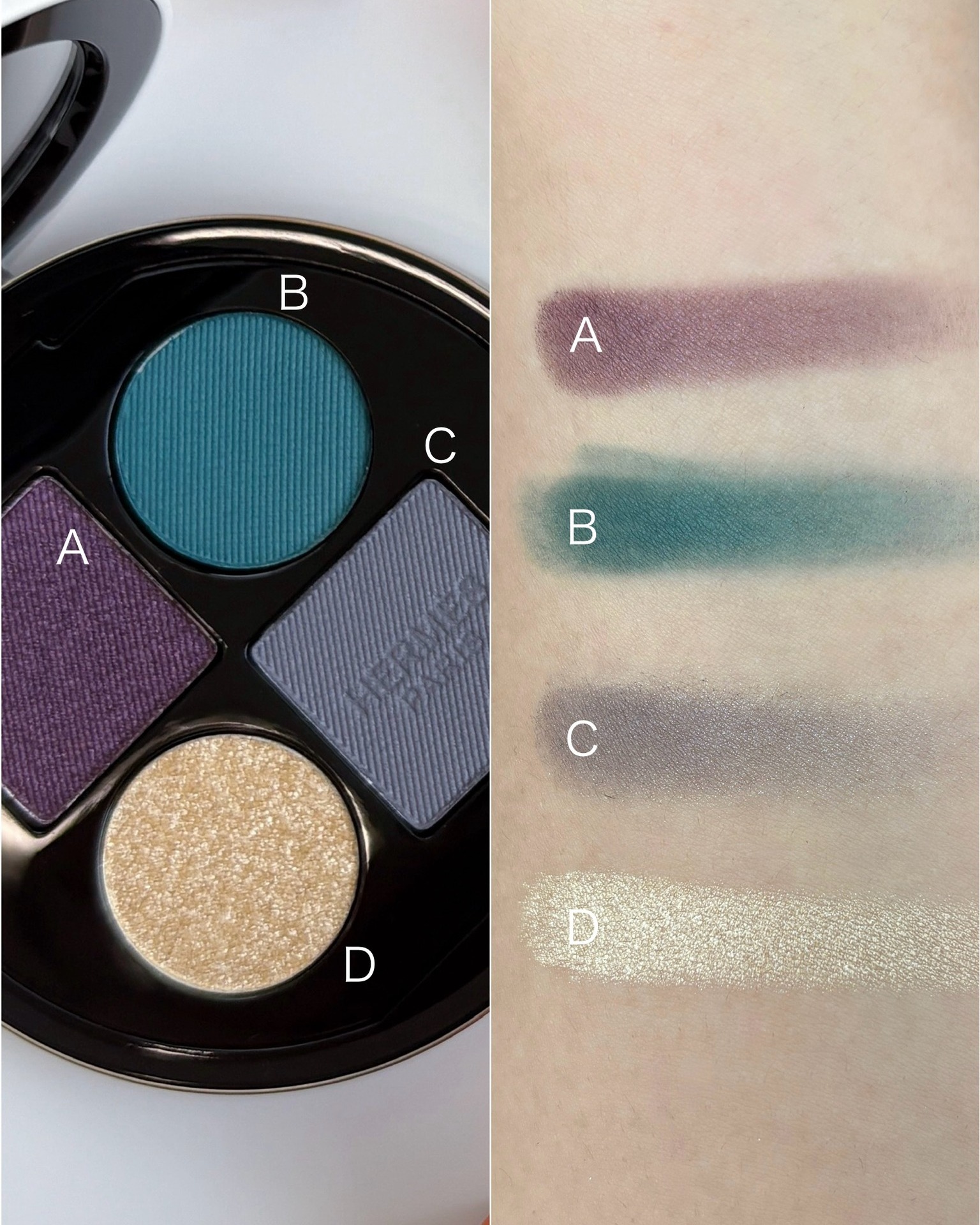 オンブル ドゥ エルメス パレット クワテュール