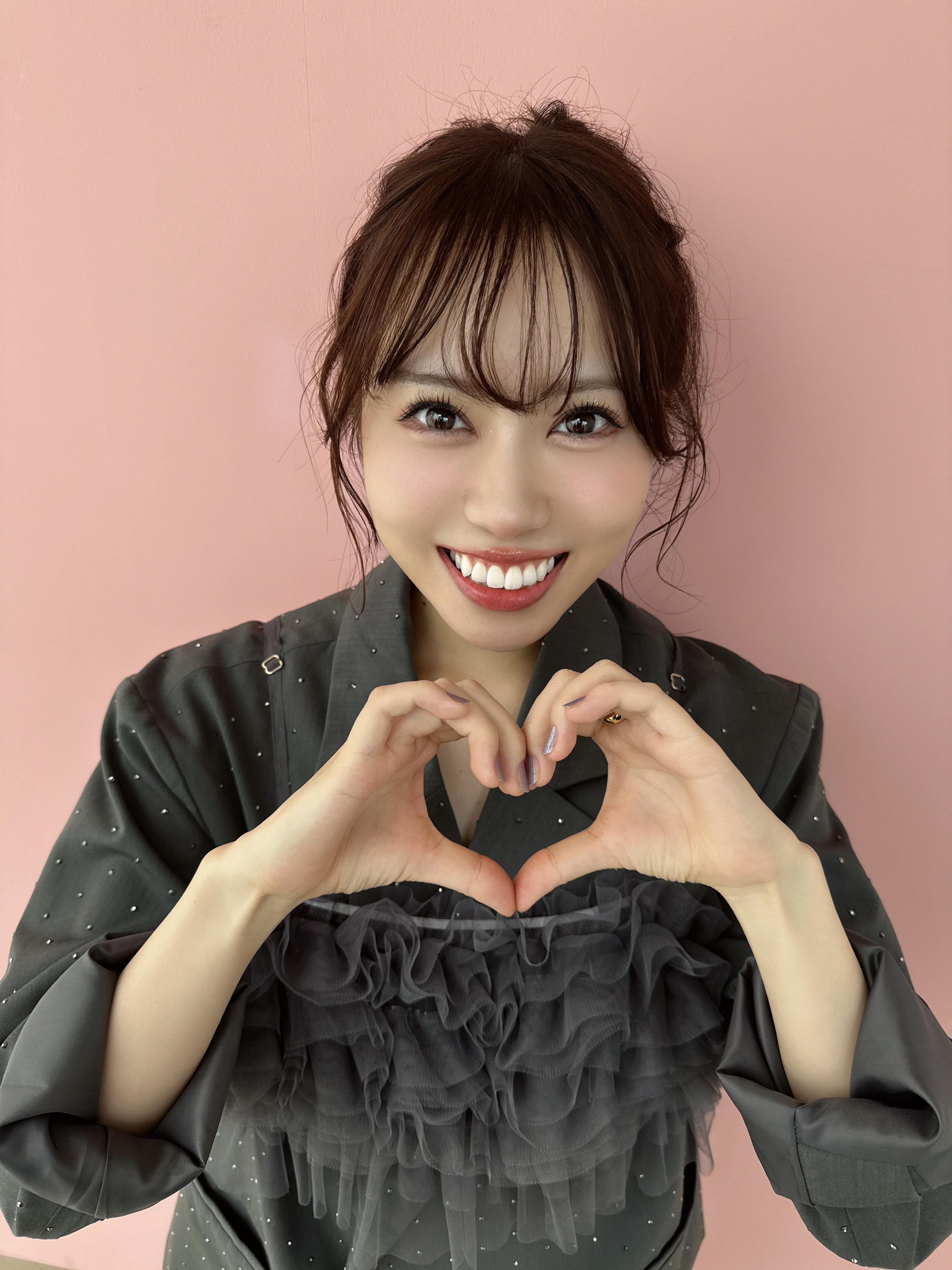 声優伊達さゆり　ピンク　ハート