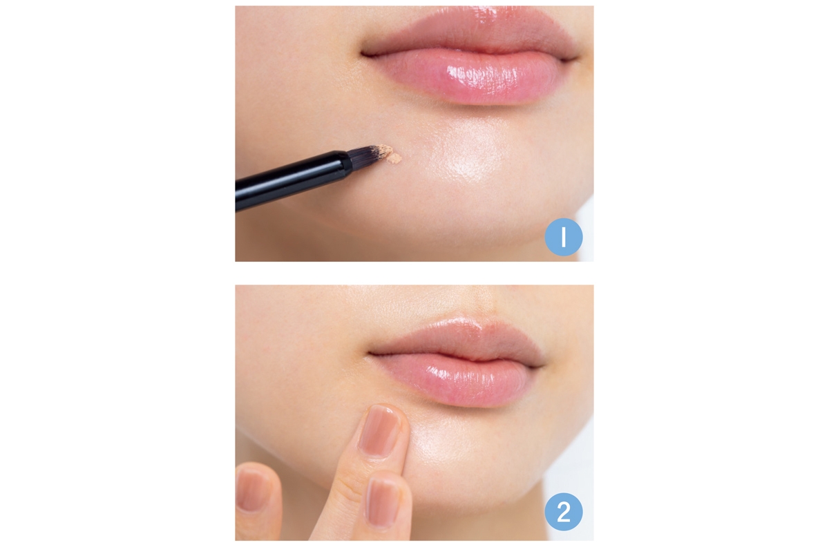 茶色い沈着部分は高カバー&マットなコンシーラーで撃退