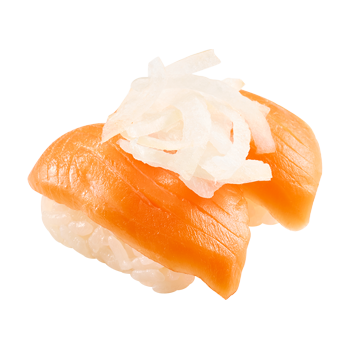 スシロー_オニオンサーモン（124kcal）