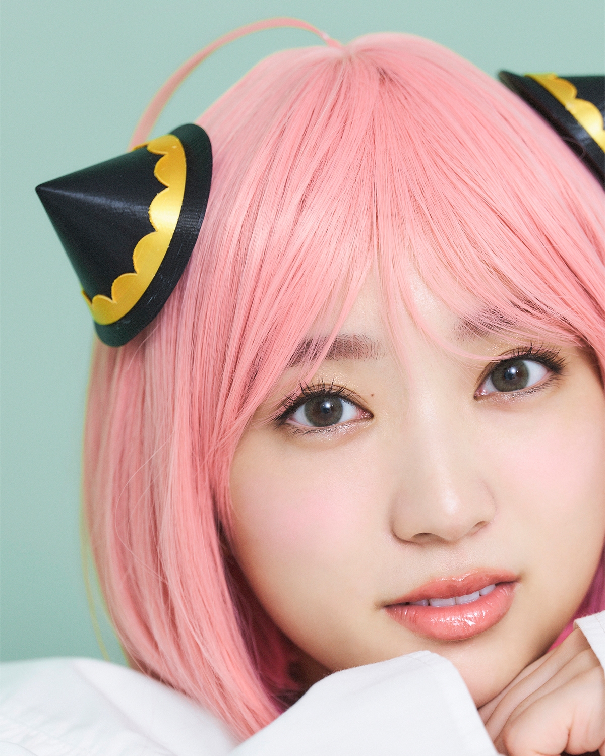 【SPY×FAMILYアーニャコスプレメイク】2022年ハロウィンの主役に！ 矢吹奈子さんと【アーニャみメイク】大研究　GALLERY_1_1