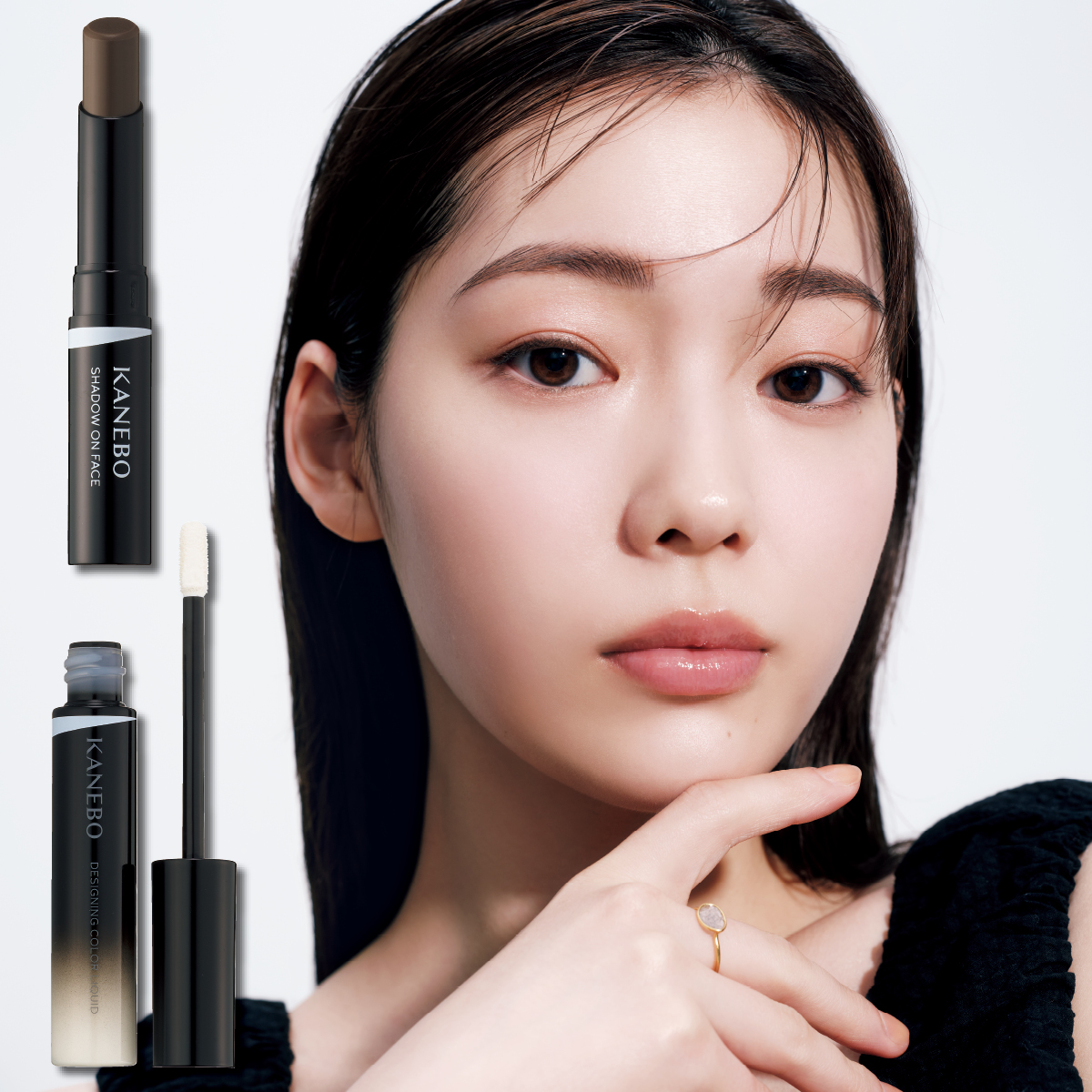 “蟹みそ”で話題のKANEBO白黒スティックで、美人度UPのシェーディング術を伝授