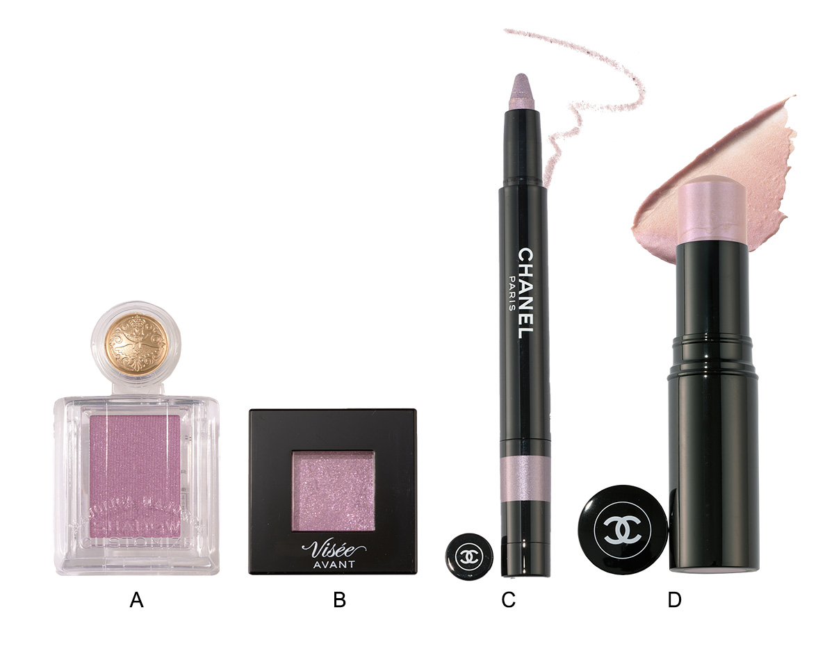 真山りか　メンバーカラーメイク　使用コスメ　パープルコスメ