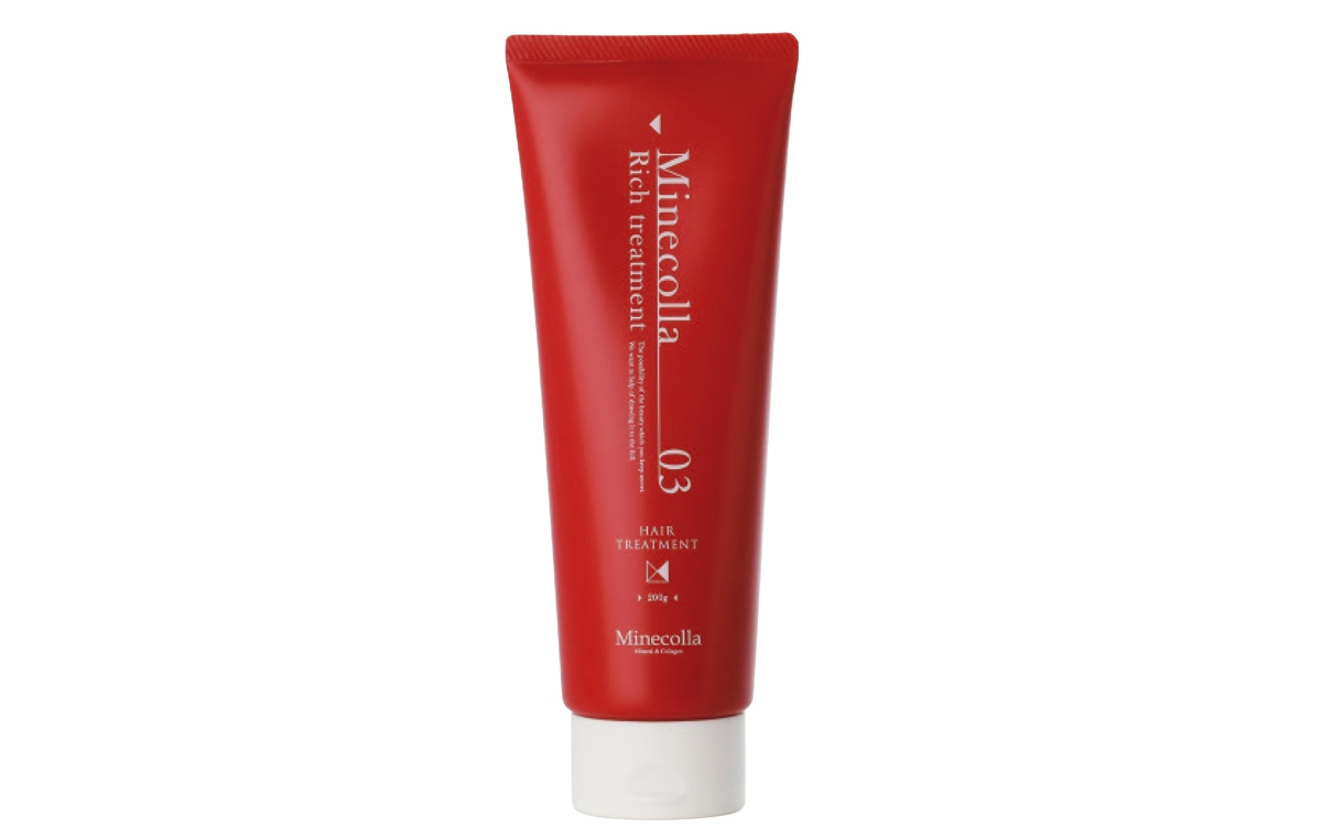 ミネコラ リッチトリートメント 200g ￥4400／ アヴィナス