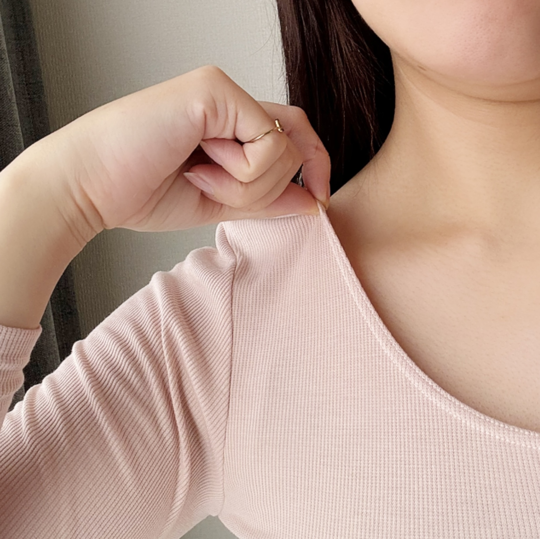 2026冬 マキアエディターお試し 温活 ReFa モイストリブ Uネックショートスリーブインナー