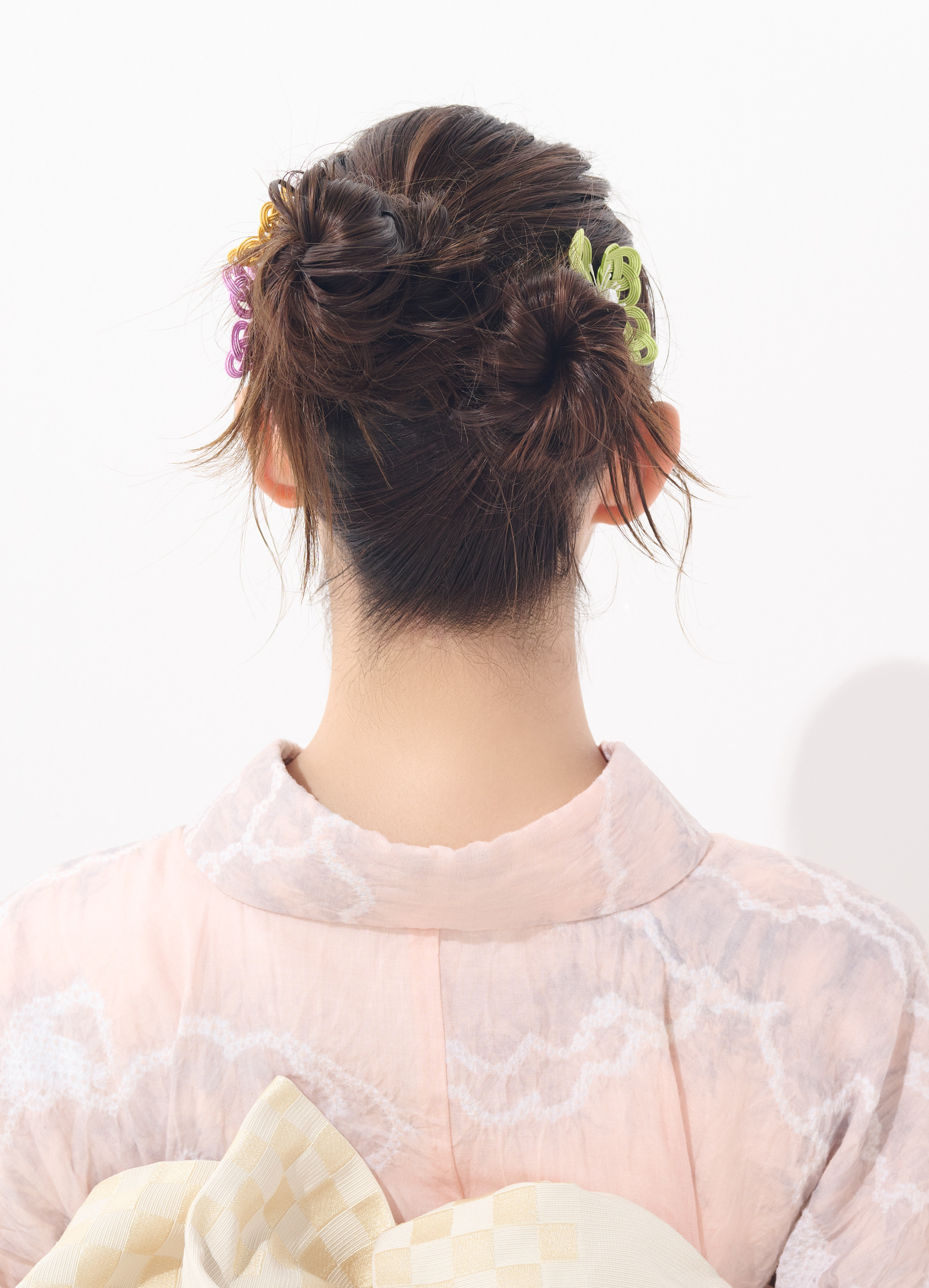  浴衣 ヘアアレンジ ロングヘア 鈴木ゆうか