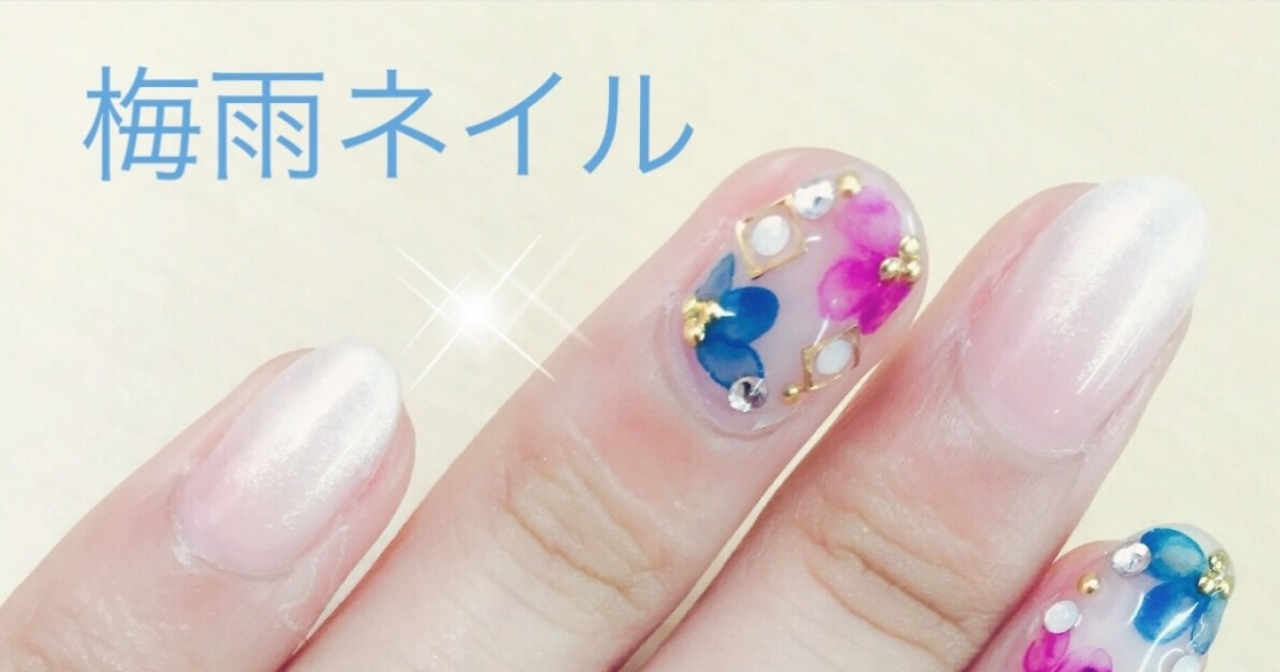 お爪を育むネイルサロン 梅雨ネイルと割引情報 マキアオンライン Maquia Online
