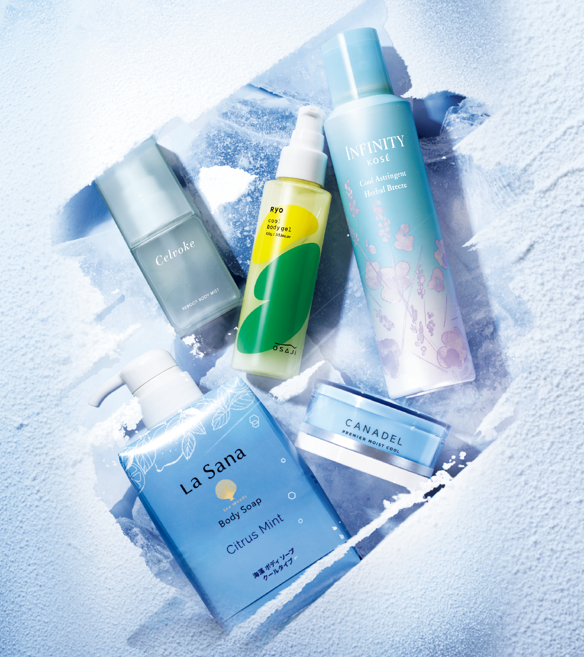 猛暑前に揃えたい「涼感コスメ」をピックアップ。夏におすすめの洗顔料や、話題のスキンケアも続々