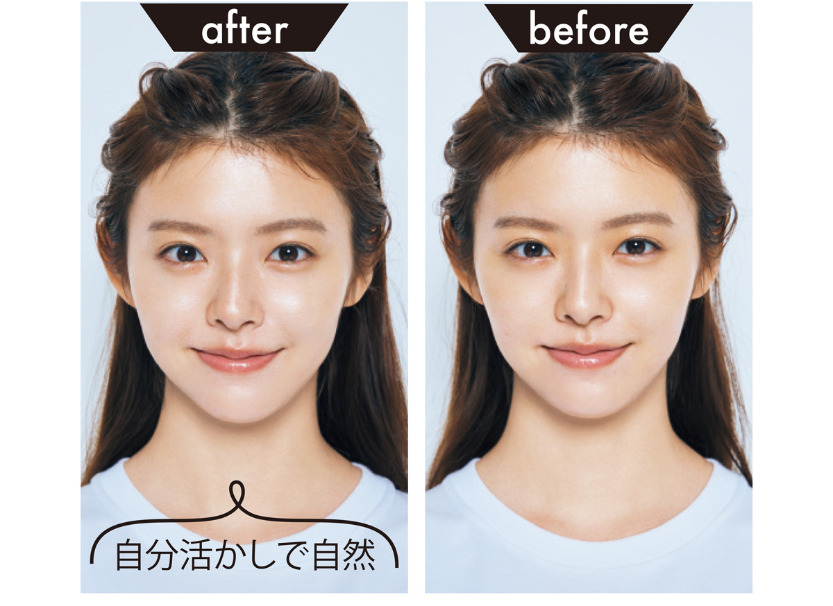 まさにテクニック要らず！ 下地を手に取り、顔全体にざざっと塗るだけでOK。