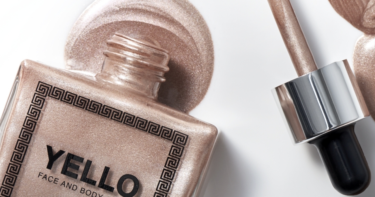 美容液 YELLO FACE AND BODY GLOW 星あやの「イエロ」から初のコスメ 肌に光沢を与える“メイク