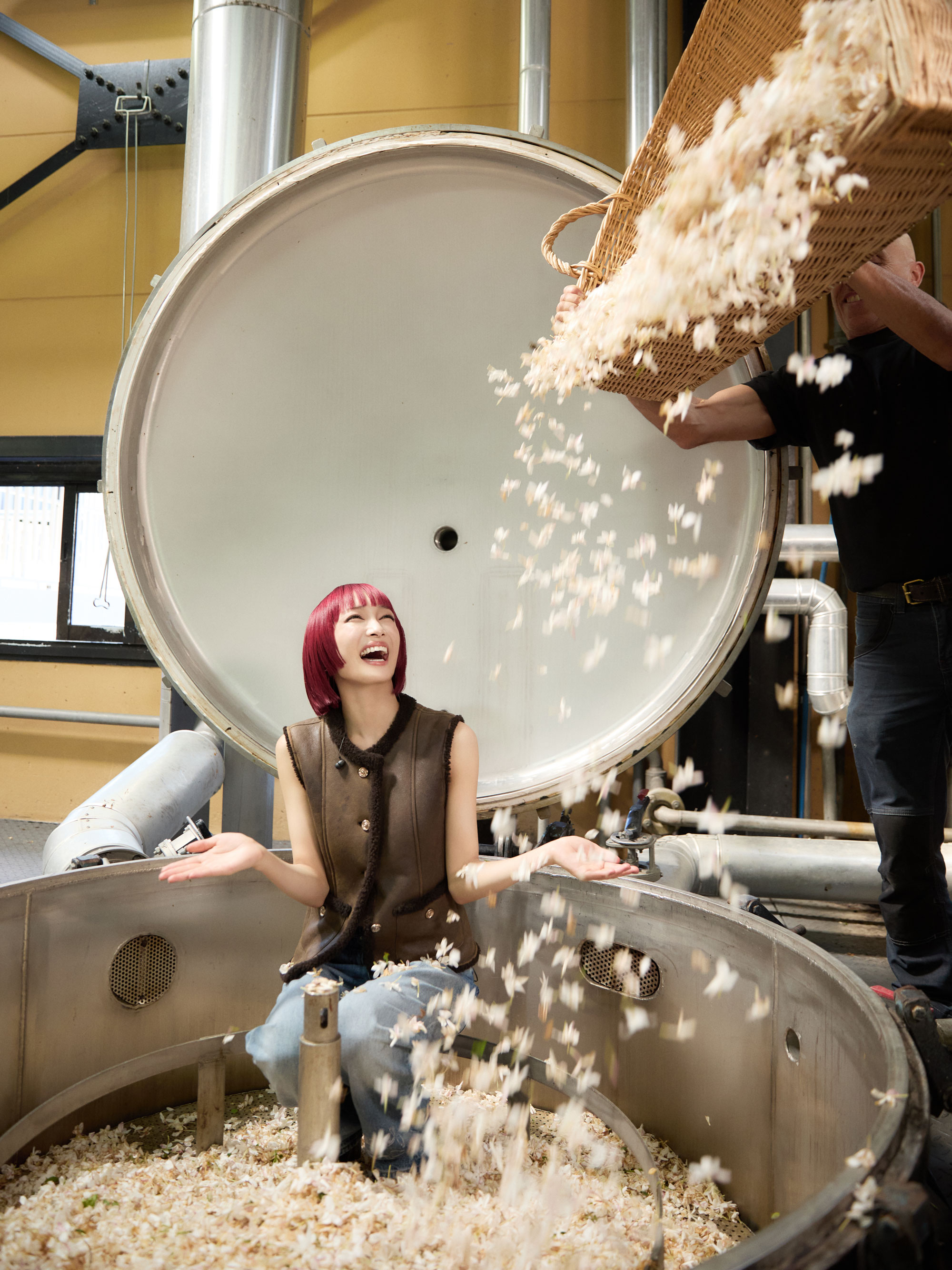 JURIN　XG　シャネル　ジャスミンの花　工場見学