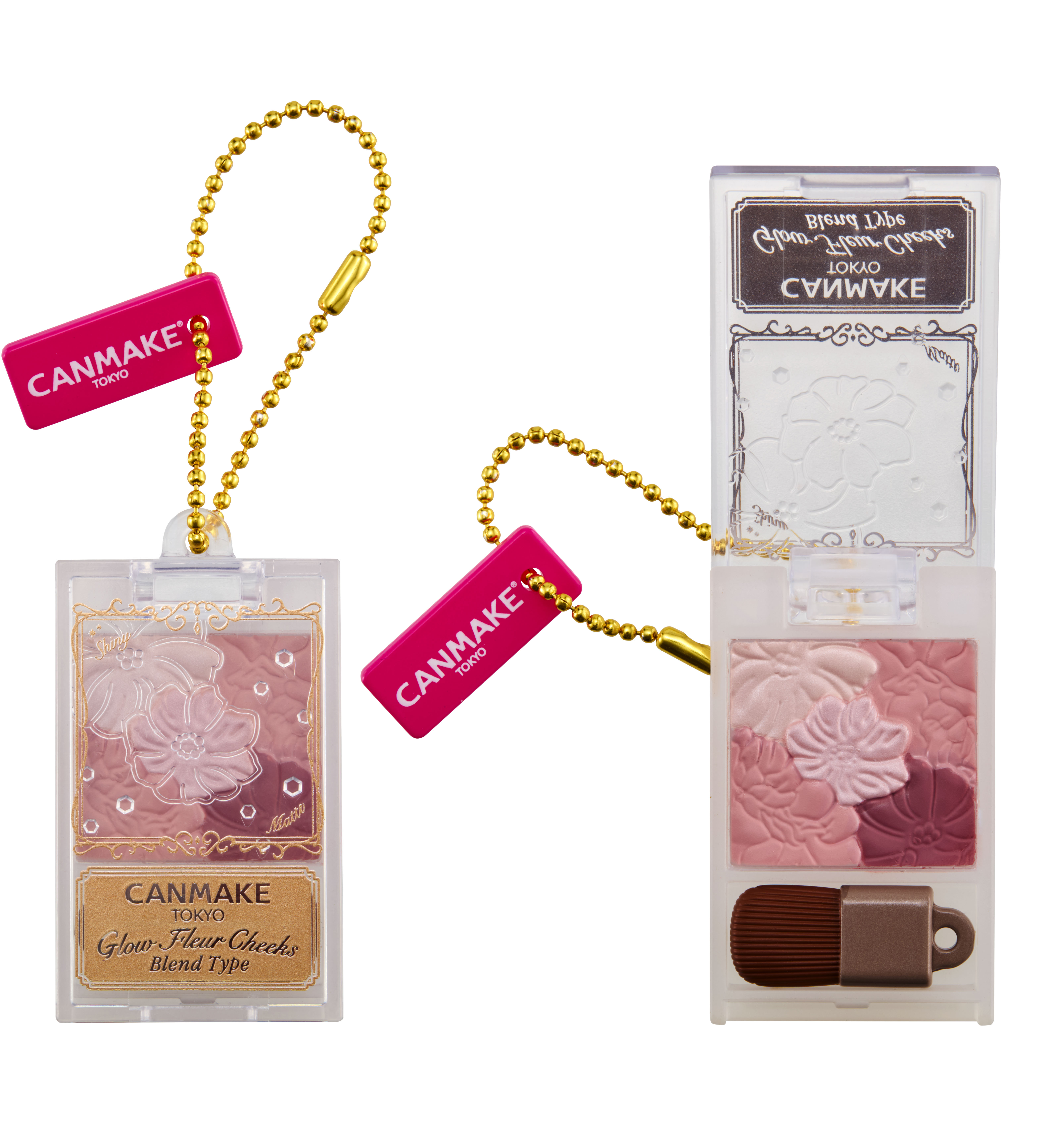 【ガチャガチャ コスメ】キャンメイク グロウフルールチークス（ブレンドタイプ）B02