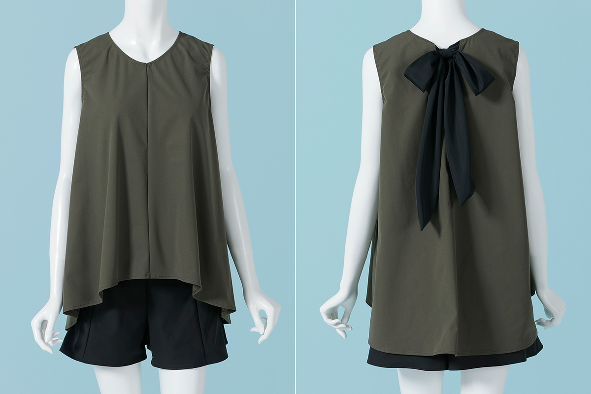 40代からの水着選び　背中の肉をカバーする水着