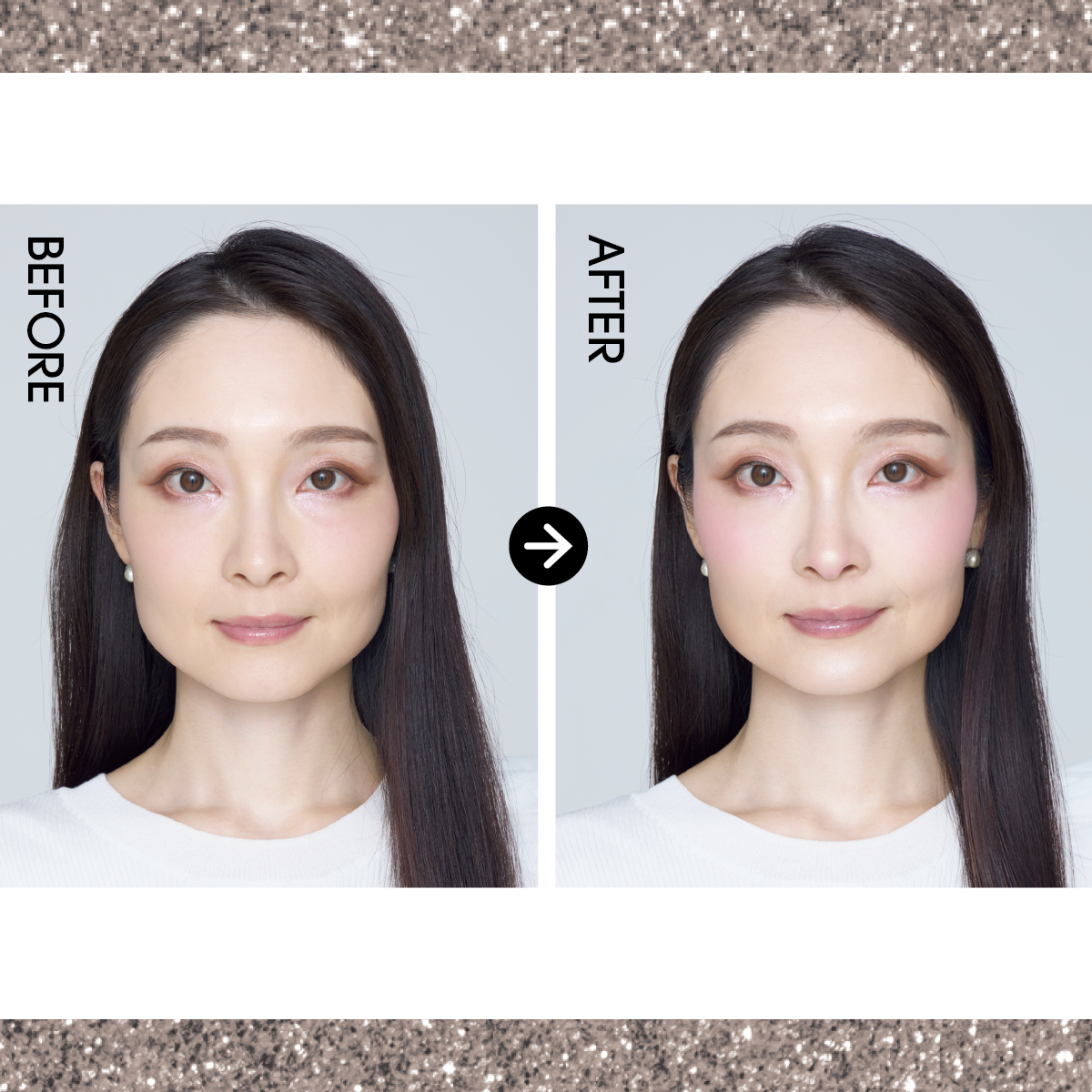 【顔型別・小顔メイク】エラ張り解消テクニック。骨格の魔術師ギュテさん直伝！