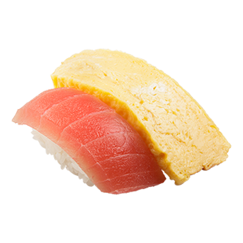 スシロー_まぐろ・たまご（98kcal）