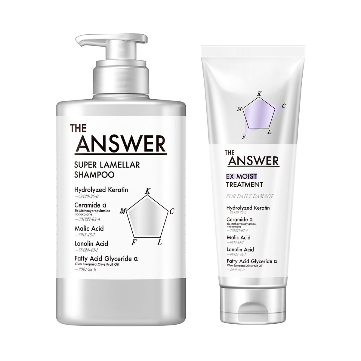 ジアンサー スーパーラメラシャンプー・EXモイストヘアトリートメント