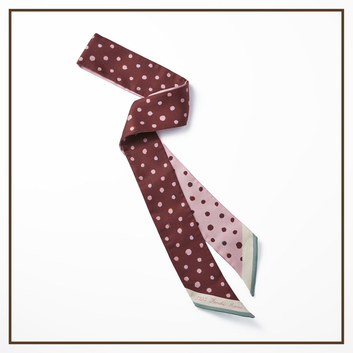 FENDI　フェンディ　ヘアアクセサリー　ヘア小物　スカーフリボン