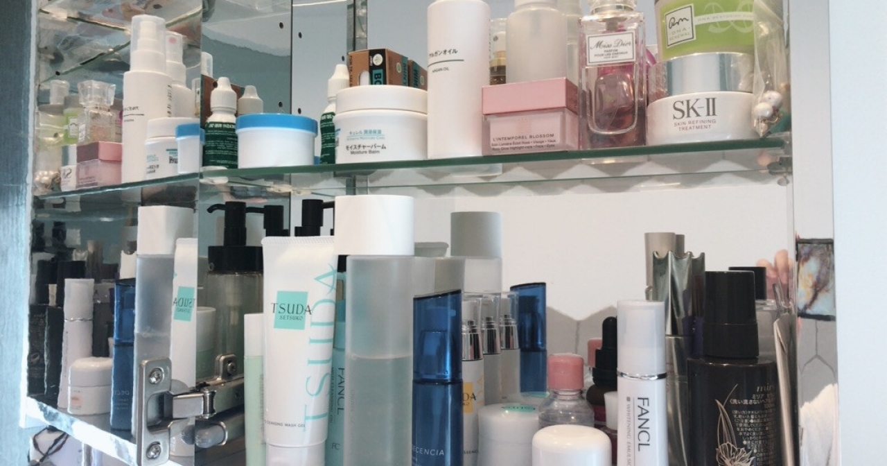 後編 おすすめスキンケア収納のコツ大公開 人気のあのコスメも 全部見せます マキアオンライン Maquia Online