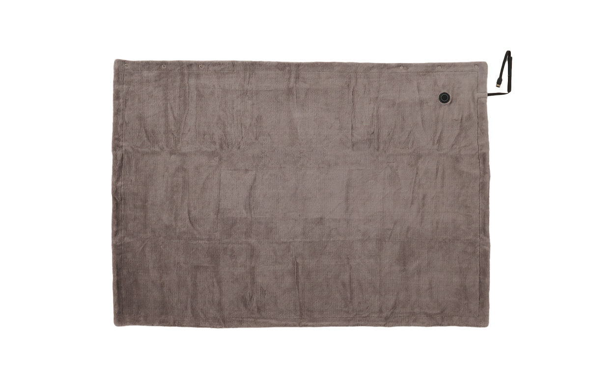 2026冬 温活グッズ MUJI 洗えるUSBブランケット