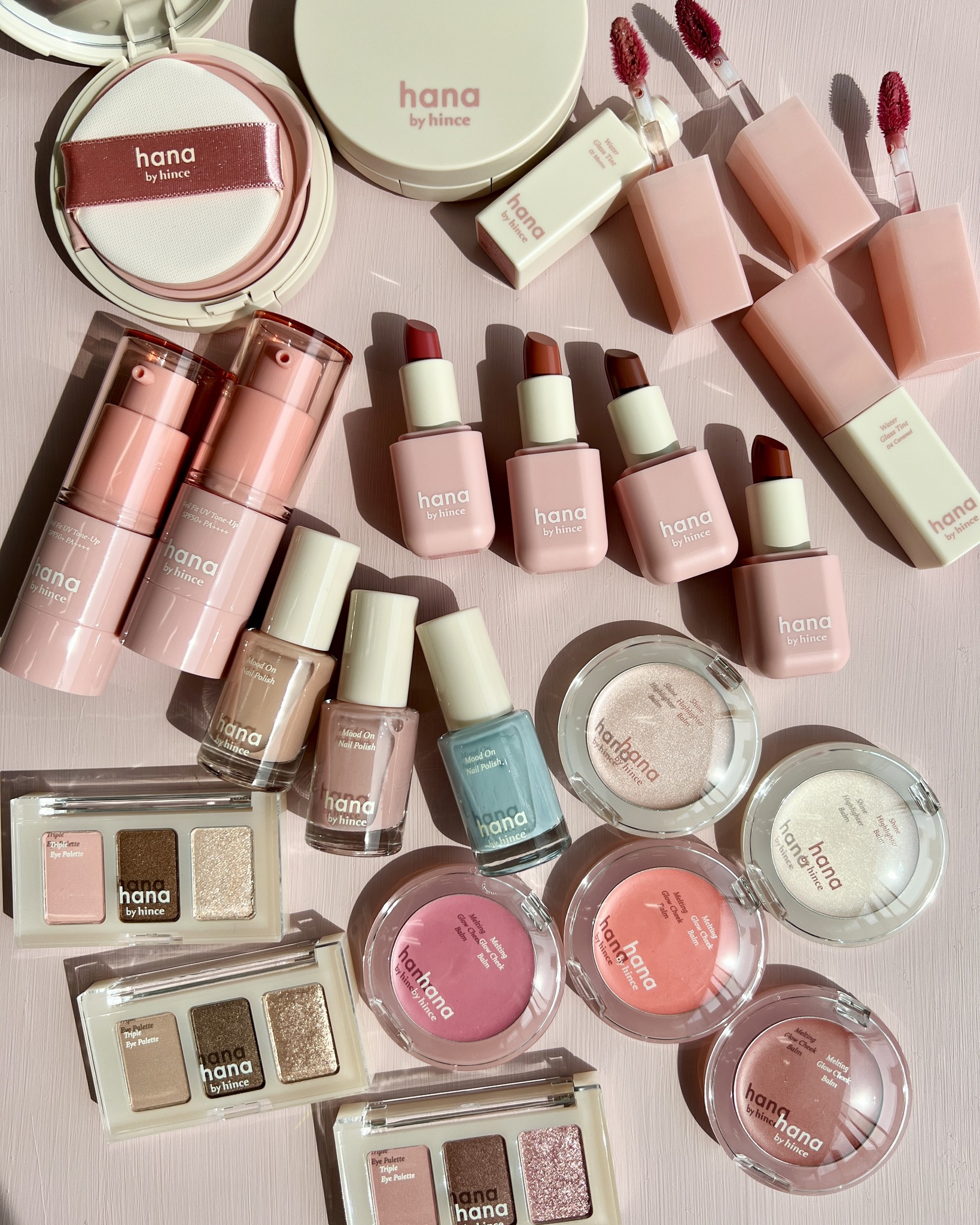 ファミリマートで発売中！『hana by hince（ハナバイヒンス）』のコスメを全色スウォッチ