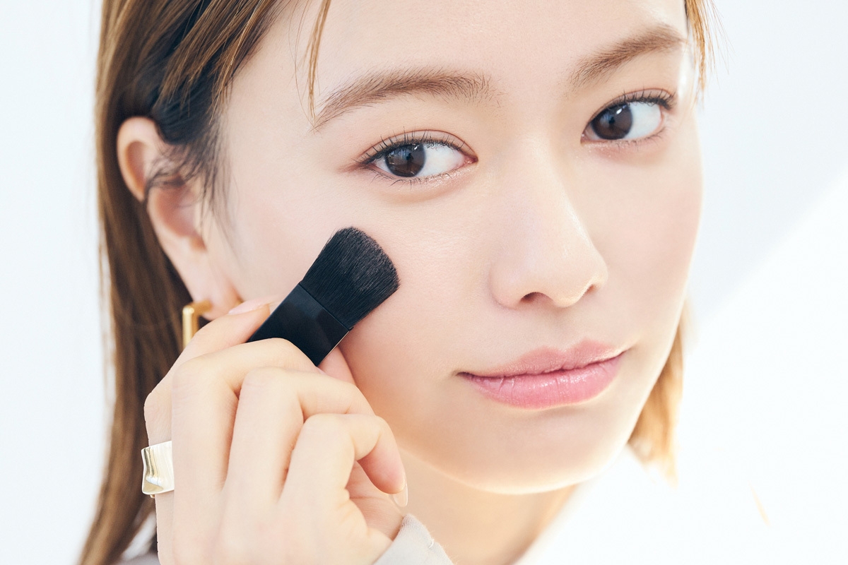 ヌーディな白湯メイクにおすすめチーク HOWTO 山本舞香