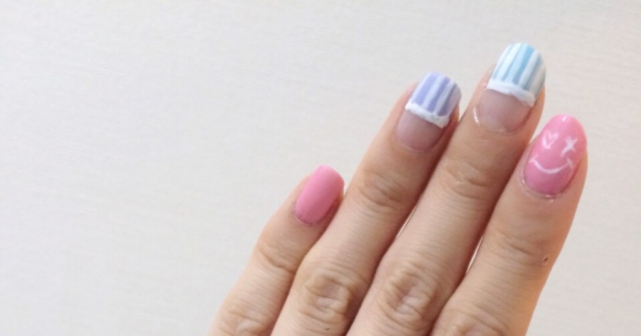 100均 マット パステルカラーnail プチプラ マキアオンライン Maquia Online