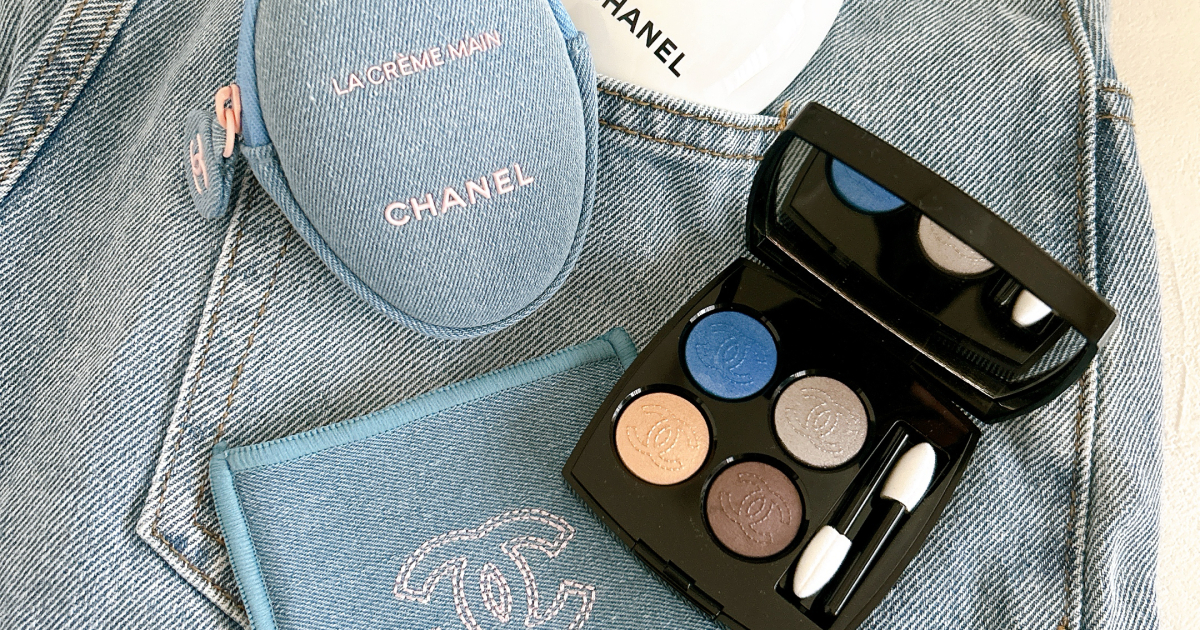 新作完売商品 CHANEL アイシャドウパレット デニムポーチ付き 82de7b78-9b19-45f3-8878-