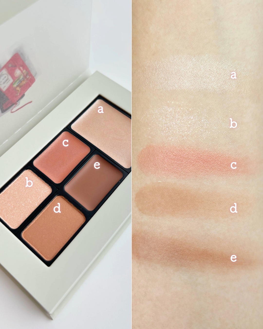 オサジ ニュアンス スタイリング カラー パレット H31のスウォッチ