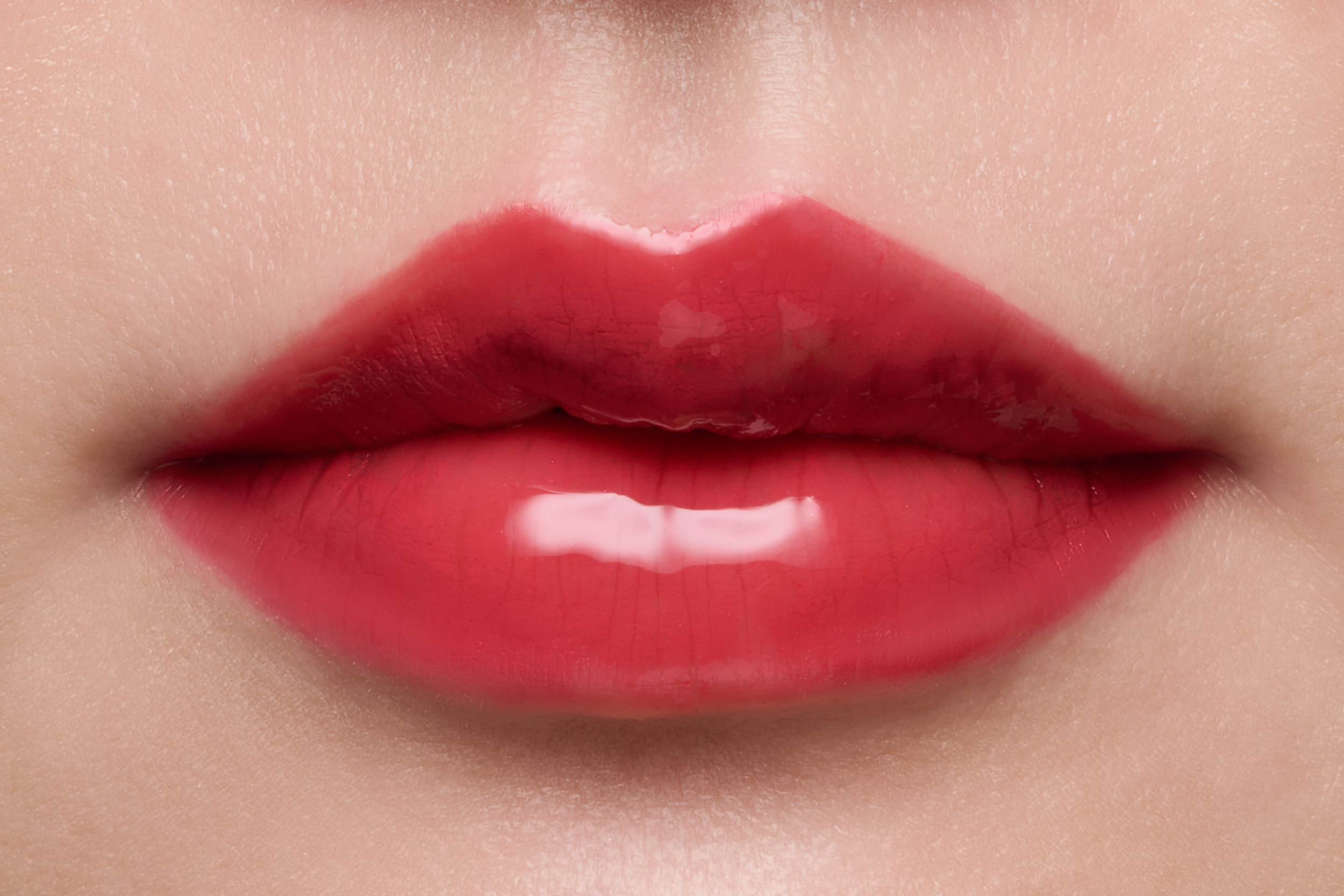 ブルベ冬　シャネル　リップ ル ルージュ デュオ ウルトラ トゥニュ　43 センシュアル ローズ　ブライト スウォッチ