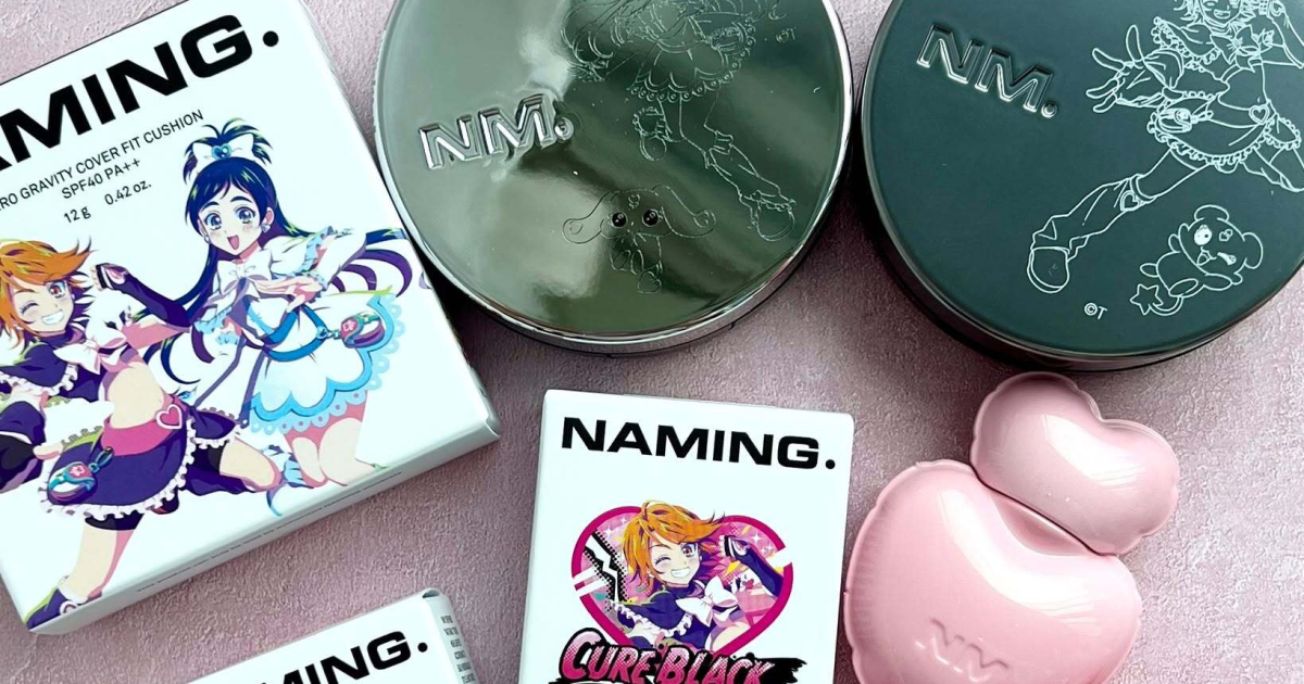 ふたりはプリキュア』×NAMING.の限定コラボアイテムをスウォッチ