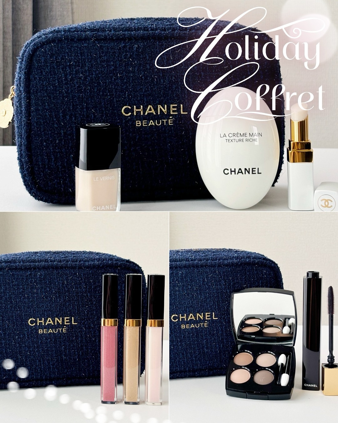 シャネル ポーチ付きコフレ 全3種