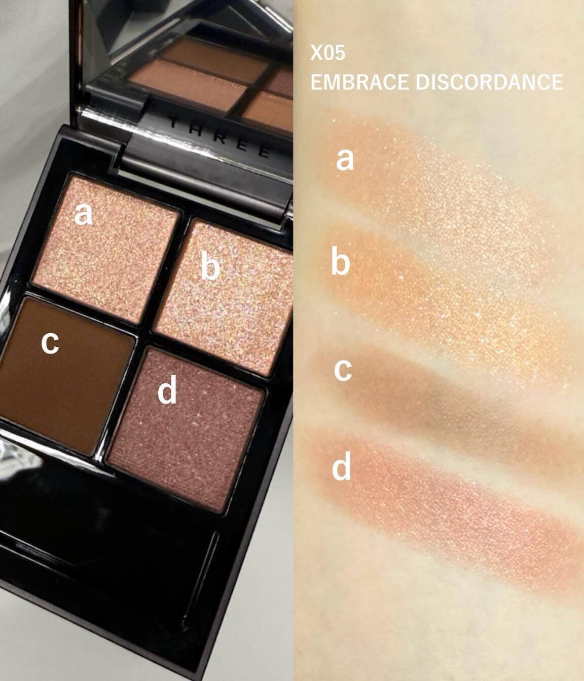 THREE スターゲージングアイシャドウクアッド X05