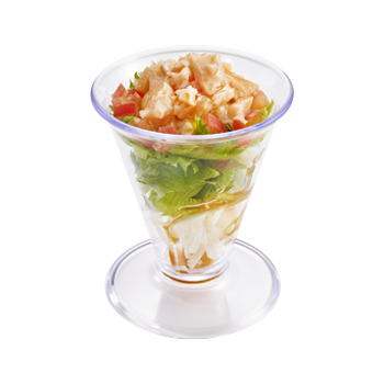 スシロー_サーモンのカルパッチョ風サラダパフェ（113kcal）