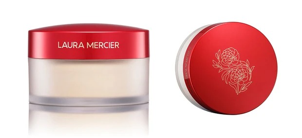 バレンタインコスメ2025 ローラ メルシエ ルースセッティングパウダー トランスルーセント ピオニーエディション