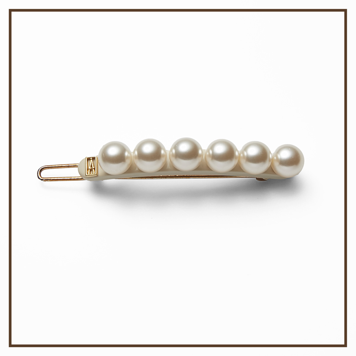 ALEXANDRE DE PARIS　アレクサンドル ドゥ パリ　ヘアアクセサリー　ヘア小物　ヘアピン　パール