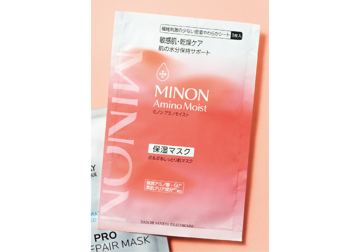 乾燥赤み お手入れ方法で気をつけること シートマスク ミノンアミノモイスト ぷるぷるしっとり肌マスク