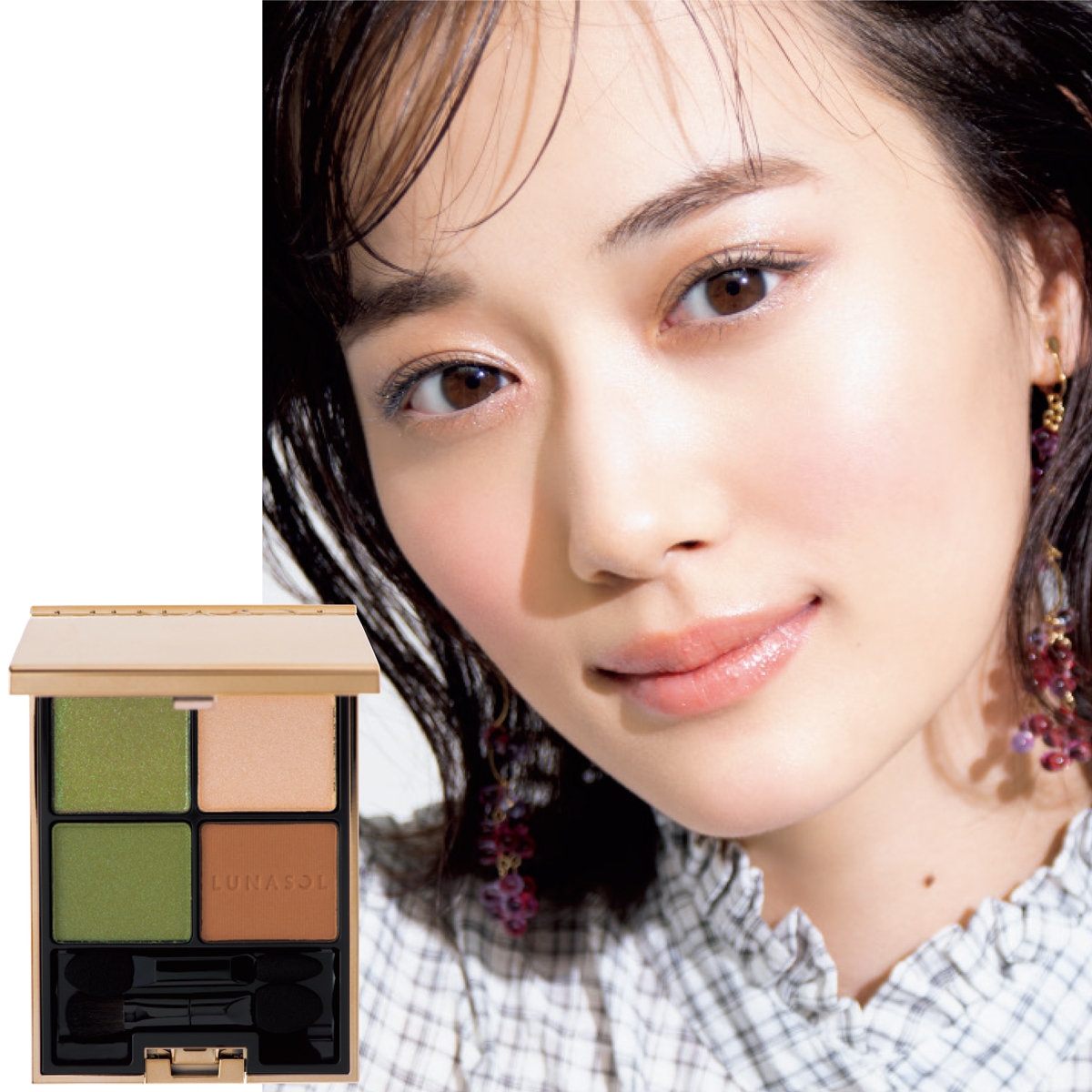 山下美月さんの秋色メイク（写真）_1_1