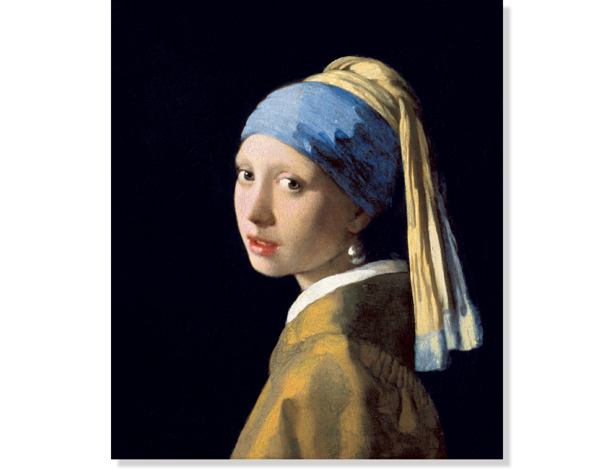 ヨハネス・フェルメール『真珠の耳飾りの少女』（修復後）　（1665年）　©アフロ