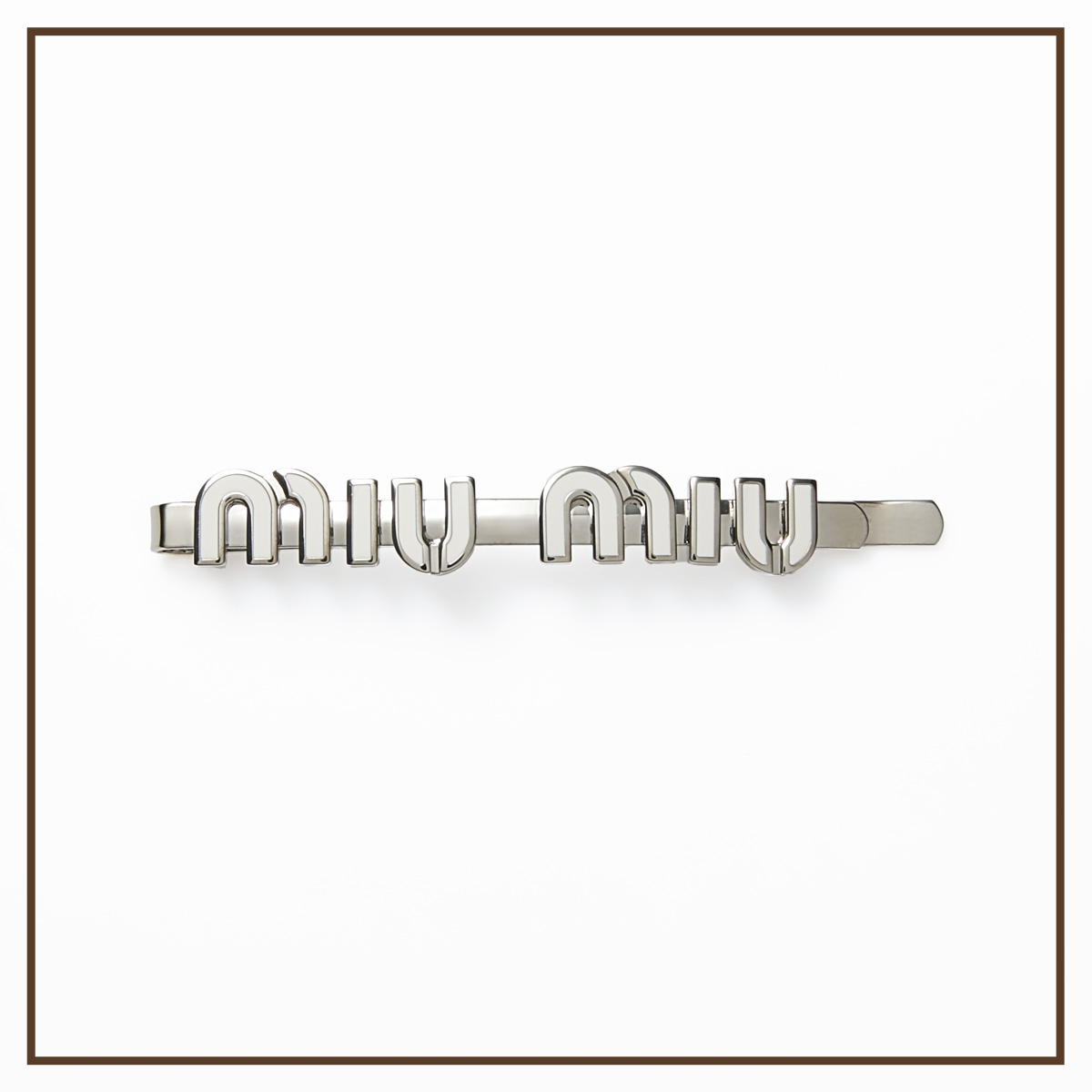 miumiu ミュウミュウ　ヘアアクセサリー　ヘア小物　ヘアクリップ　ヘアピン　バレッタ