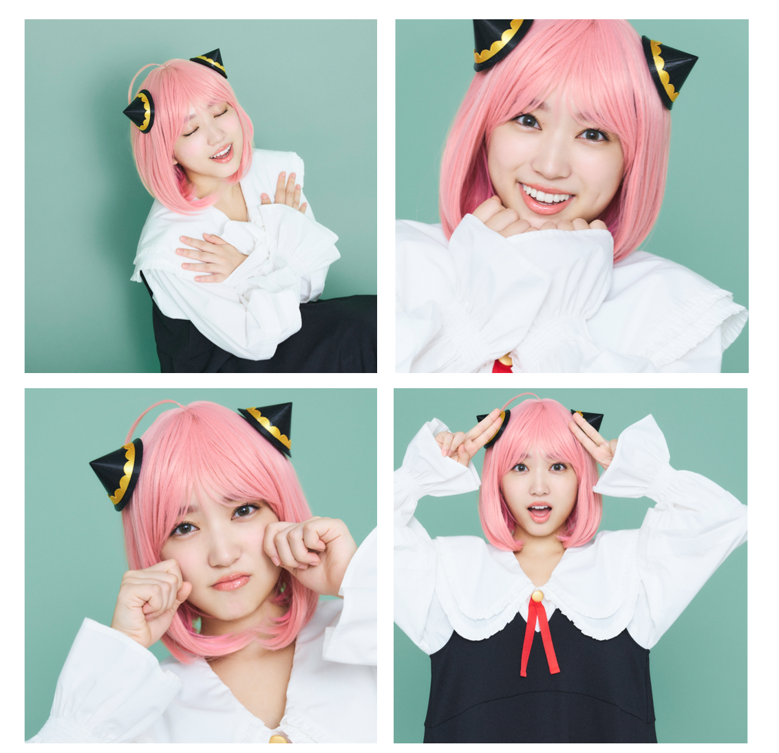 【SPY×FAMILYアーニャコスプレメイク】2022年ハロウィンの主役に！ 矢吹奈子さんと【アーニャみメイク】大研究　GALLERY_1_1