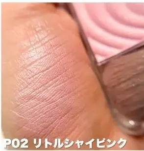 キャンメイク「パウダーチークス」 P02 リトルシャイピンク